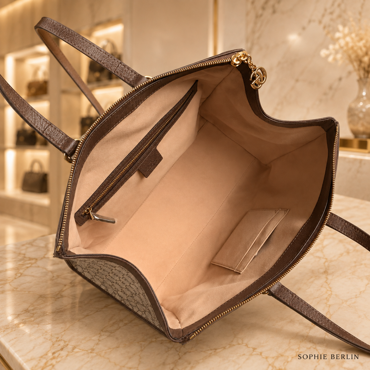 Prestige Medium Tote – Binnenkant